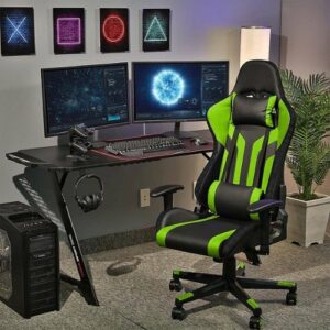 Highmore - Avatar LED Gaming Chair - Green