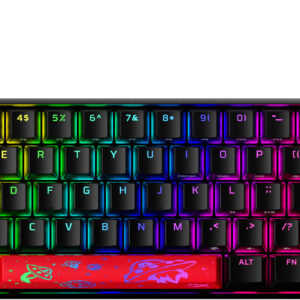 HyperX - Alloy Origins 65% Compact Wired Mechanical Red Linear Switch Gaming Keyboard with RGB Lighting - Black