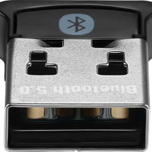 Insignia™ - Bluetooth 5.0 USB Adapter for Laptops and Desktops Compatible with Windows 8.1, 10, and 11 - Black