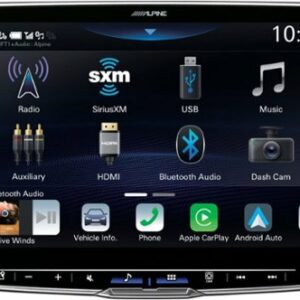 Alpine - 11" Android Auto and Apple CarPlay Bluetooth Digital Media Receiver - Black