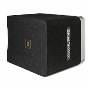 Alpine - Halo R2-Series 10" Dual Voice Coil 4-Ohm Loaded Subwoofer Enclosure - Black