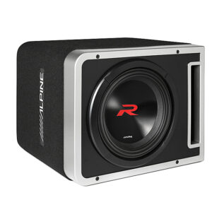 Alpine - Halo R2-Series 10" Dual Voice Coil 4-Ohm Loaded Subwoofer Enclosure - Black