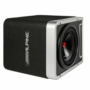 Alpine - Halo R2-Series 10" Dual Voice Coil 4-Ohm Loaded Subwoofer Enclosure - Black