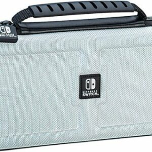 RDS Industries - Game Traveler Deluxe Travel Case for Nintendo Switch, Nintendo Switch Lite or Nintendo Switch OLED Model - White