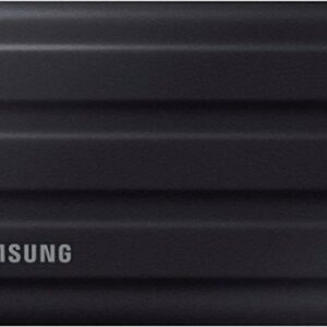 Samsung - T7 Shield 1TB, External USB 3.2 Gen 2 Rugged SSD IP65 Water Resistant - Black