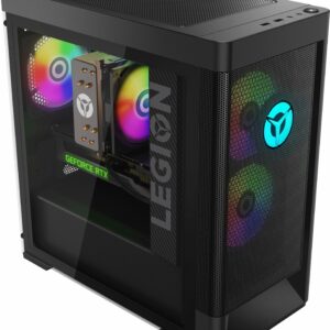 Lenovo - Legion Tower 5i Gaming Desktop - Intel Core i5-12400 - 16GB Memory - NVIDIA GeForce RTX 3050 - 256GB SSD + 1TB HDD - Black