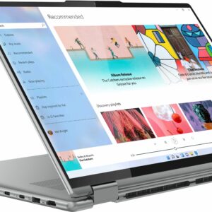 Lenovo - Yoga 7i 16" 2.5K Touch 2-in-1 Laptop - Intel Evo Platform - Core i7-1260P - 16GB Memory - 512GB SSD - Arctic Grey