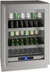 U-Line - 5 Class 5.2 Cu Ft Compact Refrigerator - Stainless Steel