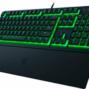 Razer - Ornata V3 X Full-Size Wired Membrane Gaming Keyboard with Chroma RGB Backlighting - Black