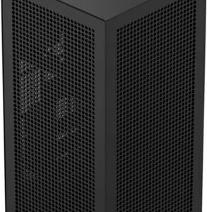 NZXT - H1 SFF Mini ITX Mini Tower Case with PSU, AIO, Fan Controller and PCIE Extender - Black