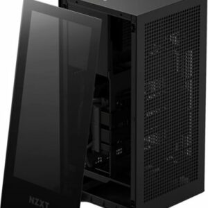 NZXT - H1 SFF Mini ITX Mini Tower Case with PSU, AIO, Fan Controller and PCIE Extender - Black