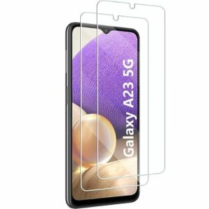 SaharaCase - ZeroDamage Ultra Strong+ Tempered Glass Screen Protector for Samsung Galaxy A23 5G (2-Pack) - Clear