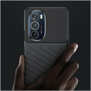 SaharaCase - Anti-Slip Series Case for Motorola Edge+ (2022) - Black