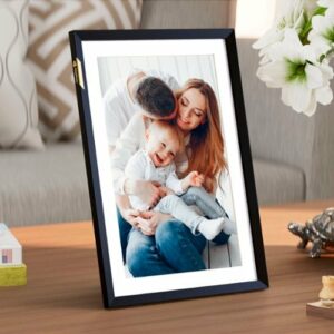 Nixplay - W10P Touch Classic 10.1-inch LCD Smart Digital Photo Frame - Black - Classic Matte