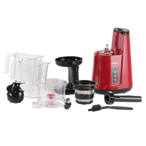 Omega - Cold Press 365 Horizontal Compact Masticating Juicer - Red