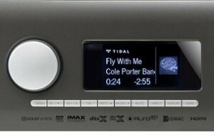 Arcam - AV41 9.1.6-Ch. With Google Cast 8K Ultra HD HDR Compatible A/V Home Theater Preamplifier Processor - Gray