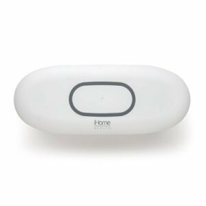 iHome - POWERUVC II ULTRA 360° UV-C Sanitizer Alarm Clock with Wireless Charging and USB Charging - White