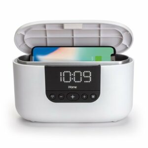 iHome - POWERUVC II 360° UV-C Sanitizer with USB Charging - White