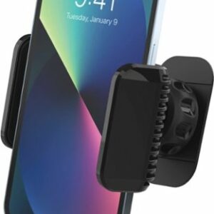 Scosche - Universal Grip 2 in 1 Dash/Vent Car Mount for Mobile Phones - Black