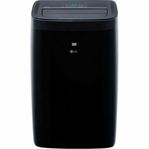 LG - 450 Sq. Ft. Smart Portable Air Conditioner - Black