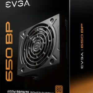 EVGA - 650 BP, 80+ BRONZE 650W, 100-BP-0650-K1, Power supply