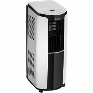 Gree - 150 Sq. Ft. Portable Air Conditioner with Dehumidifer - White/Black