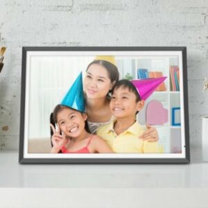 Aluratek - 13.5" 3K Touchscreen LCD Wi-Fi Digital Photo Frame - Black