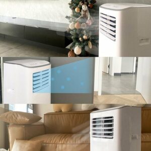 JHS - 250 Sq. Ft. Portable Air Conditioner - White