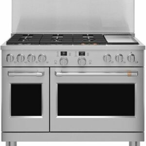 GE - 48" Professional 12" Backsplash - Stainless Steel