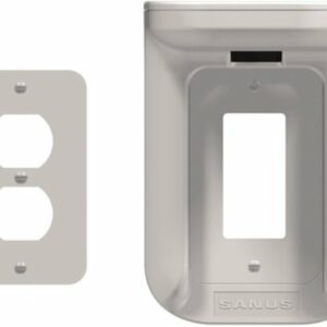 Sanus - Small Device Outlet Speaker Mount - White