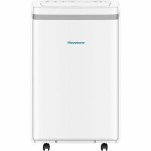 Keystone - 250 Sq. Ft. Portable Air Conditioner with Dehumidifier - White