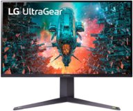 LG - UltraGear 32" IPS LED 4K UHD 1-ms G-SYNC Compatible and AMD FreeSync Premium Pro Monitor with HDR (HDMI, DisplayPort) - Black