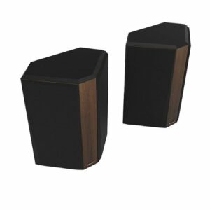 Klipsch - Reference Premiere Dual 5.25" 400-Watt Passive 2-Way Surround Sound  Speaker (Pair) - walnut