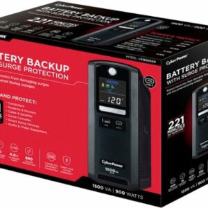 CyberPower - LX1500GU3 Battery Backup UPS Systems - Black