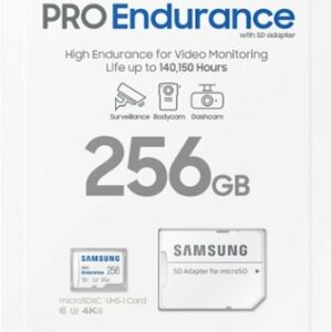 Samsung - PRO Endurance 256GB MicroSDXC Memory Card