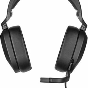 CORSAIR - HS65 SURROUND Wired Gaming Headset for PC, PS5, and PS4 - Black