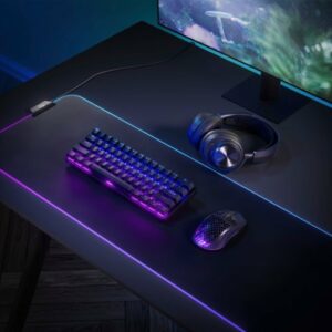 SteelSeries - Apex Pro Mini 60% Wireless Mechanical OmniPoint 2.0 Adjustable Actuation Switch Gaming Keyboard with RGB Backlighting - Black