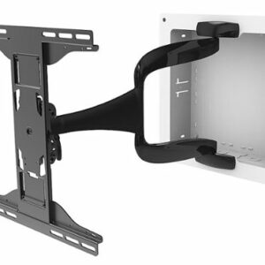 Peerless-AV - Articulating Mount 37-65" Displays with In-wall Box - Black