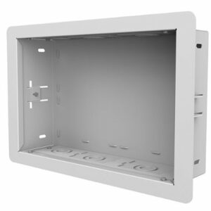 Peerless-AV - 14x9" In-wall Box with Duplex Surge Suppressor - White