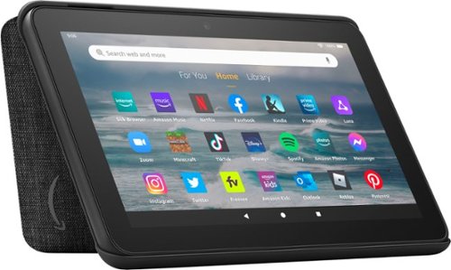 Amazon - Fire 7 Tablet Cover (Only compatible with 10th generation tablet, 2022 release) - Black