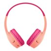 Belkin - SoundForm™ Mini Volume-Limited Wireless On-Ear Headphones for Kids - Pink