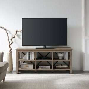 Camden&Wells - Sawyer TV Stand for Most TVs up to 65" - Antiqued Gray Oak