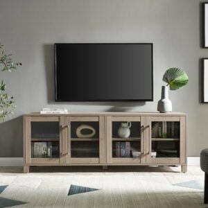 Camden&Wells - Quincy TV Stand for Most TVs up to 75" - Gray Wash