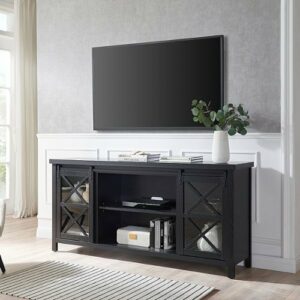 Camden&Wells - Clementine TV Stand for Most TVs up to 75" - Black Grain