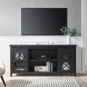 Camden&Wells - Clementine TV Stand for Most TVs up to 75" - Black Grain