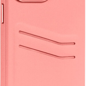 Insignia™ - Leather Wallet Case for iPhone 14 Pro Max - Pink