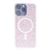 Insignia™ - Hard-Shell Case with MagSafe for iPhone 14 Pro Max - Pink Glitter