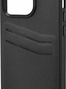 Insignia™ - Leather Wallet Case for iPhone 14 Pro - Black