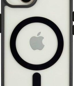 Insignia™ - Hard-Shell Case with MagSafe for iPhone 14 Plus - Clear/Black