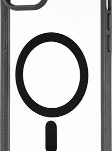 Insignia™ - Hard-Shell Case with MagSafe for iPhone 14 Plus - Clear/Black